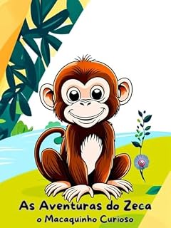 Livro Livro Infantil As Aventuras do Zeca, o Macaquinho Curioso