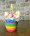 Unicorn Cupcake Toppers, Wrappers and One Giant Unicorn Balloon. Makes 24 Cupcakes