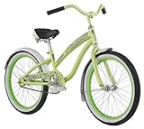 Diamondback Bicycles Youth Girls 2015 Miz Della Cruz Complete Cruiser Bike, Green
