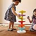 infunbebe Ball Drop Tower Colorful Ball Run Toy with 7 Balls for Toddlers, Activity Toy for Infant from 12 Months and up
