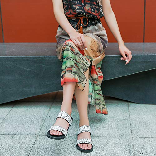 MEGNYA Archies Orthopeic Slides for Women, Cushioned Plantar Fasciitis Sandals for Flat Feet 