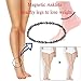 KaiKBax Vintage Black Magnetic Therapy Anklet Beads Foot Chain Healthy Weight Loss Ankle Bracelet Unisex Jewelry