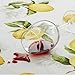 Benson Mills 183467 Spring Summer Limoncello Indoor Outdoor Spillproof Tablecloth, 60-by-104 Oblong Rectangular