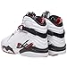 Jordan Men's Air 8 Retro, WHITE/GYM RED-BLACK-WOLF GREY