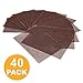 [40 Pack] Grill Cleaning Screens - Griddle Scraping Cleaner Mesh, Commercial Grade Heavy Duty, Removal of Tough Stain on BBQ Grills, Cooktops and Stove Tops for Restaurant, Bars and Home Use