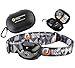 Ultra-Bright LED Headlamp Flashlight Plus Hard Case for Running, Camping, Hiking. White-Red-Strobe Lights with Dimmer, only 3.2oz, Waterproof IPX 4 with 3 Energizer AAA Batteries
