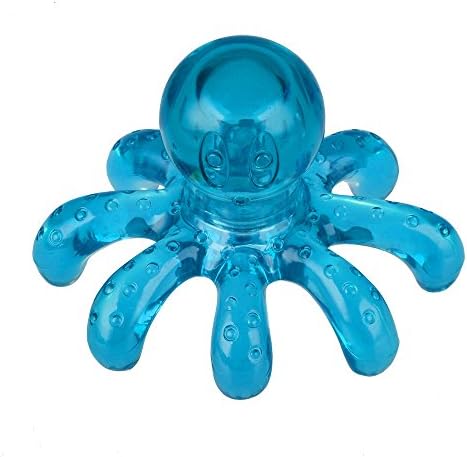 Massage Tool, Neck Shoulder Back Arm Massage, Slimming Self Massager (Octopus, Blue)