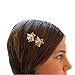 Skyvan 2PCS Girl Exquisite Gold Bee Hairpin Side Clip Hair Accessories