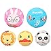 10 Pieces Shower Cap Elastic Waterproof Bath Cap Plastic Bathing Hair Cap Lady Salon Hat … (animal series)