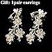 Crystal Rhinestone Crown Gold Tiara for Women Pearl Flower Bridesmaid Hair Accessories
