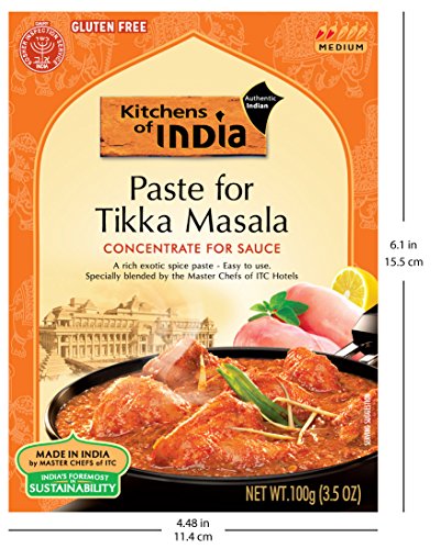 Kitchens of India Paste, Tikka Masala, 3.5-Ounces (Pack of 6)