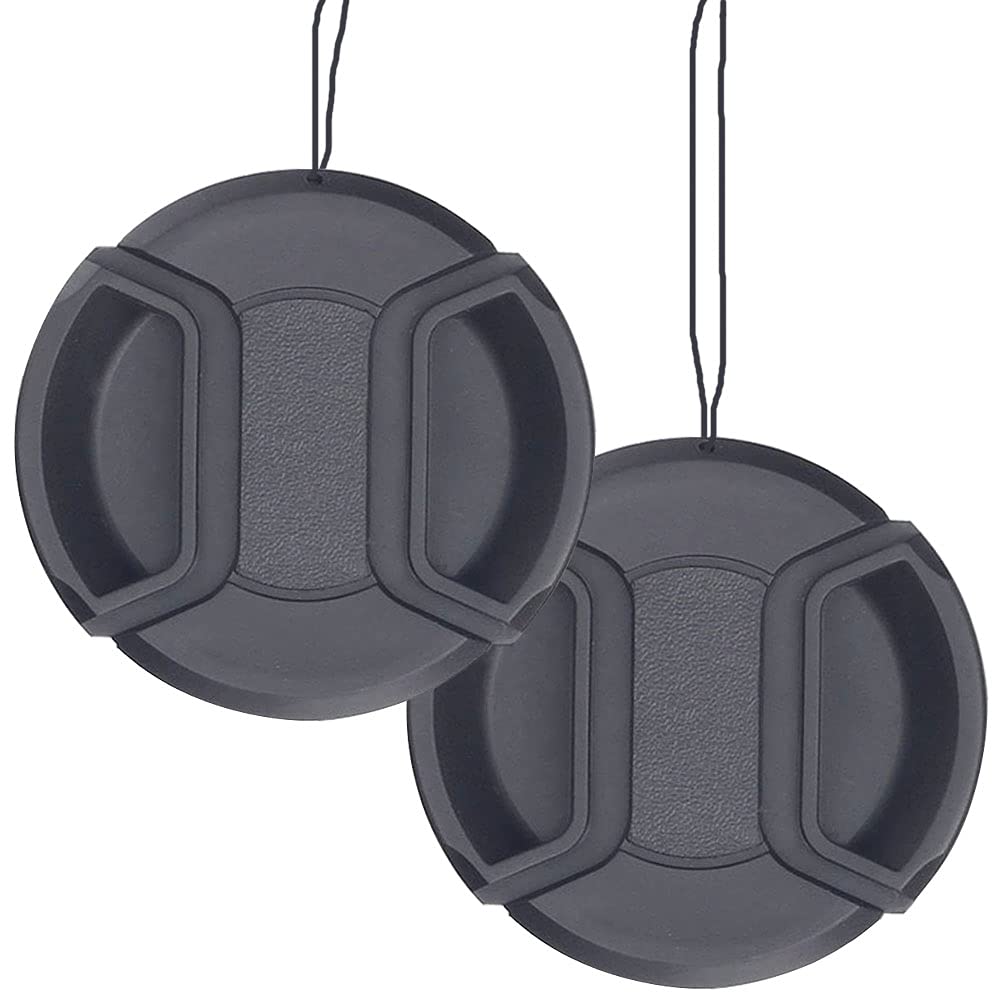 62mm Snap-On Lens Cap for NIKKOR Z DX 50-250mm f/4.5-6.3 for Nikon Z50 Camera，Lens Cover for Sony 18-200mm f/3.5-6.3 E-Mount Lens for Sony alpha a6500 6400-2Packs