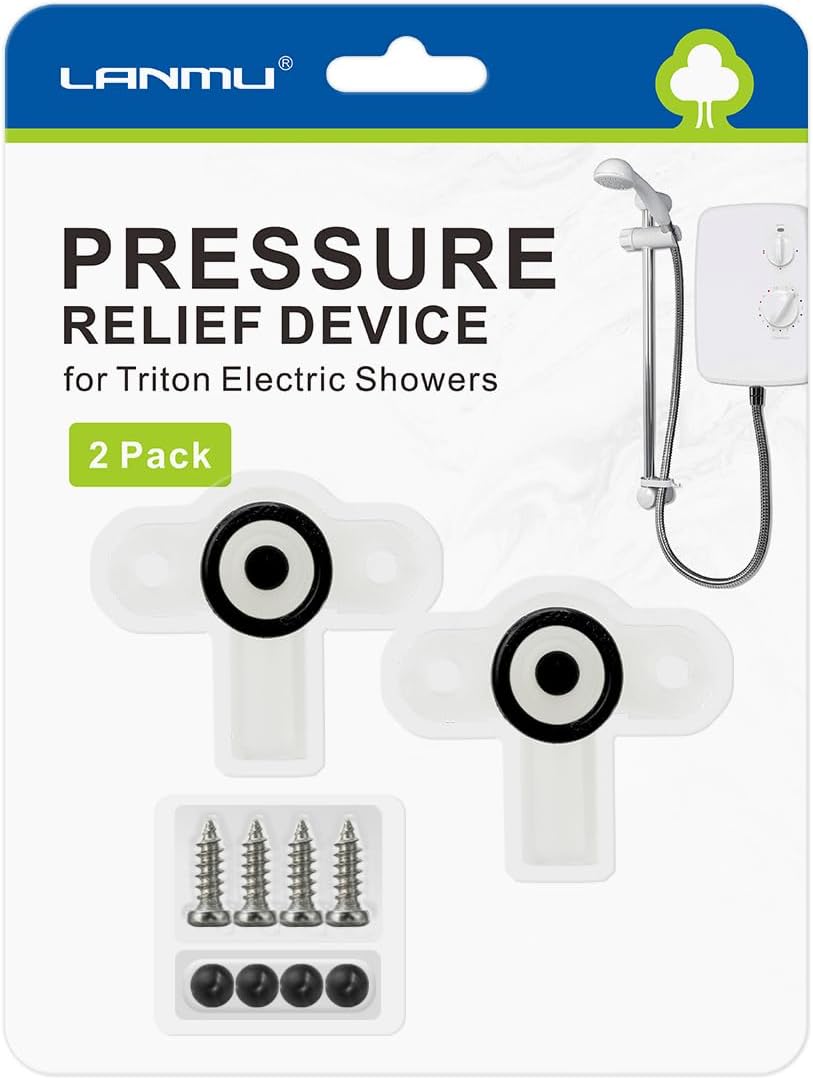 LANMU 2-Pack Pressure Relief Device PRD for Triton Electric Showers