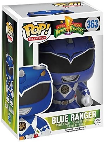 Funko Pop Tv Power Rangers Blue Ranger Metallic Gamestop Exclusive