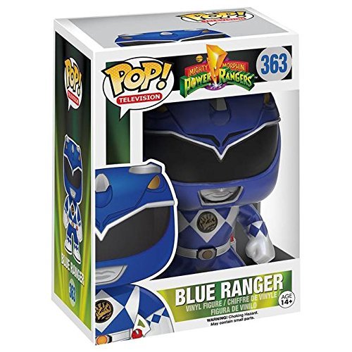 Funko Pop Tv Power Rangers Blue Ranger Metallic Gamestop Exclusive