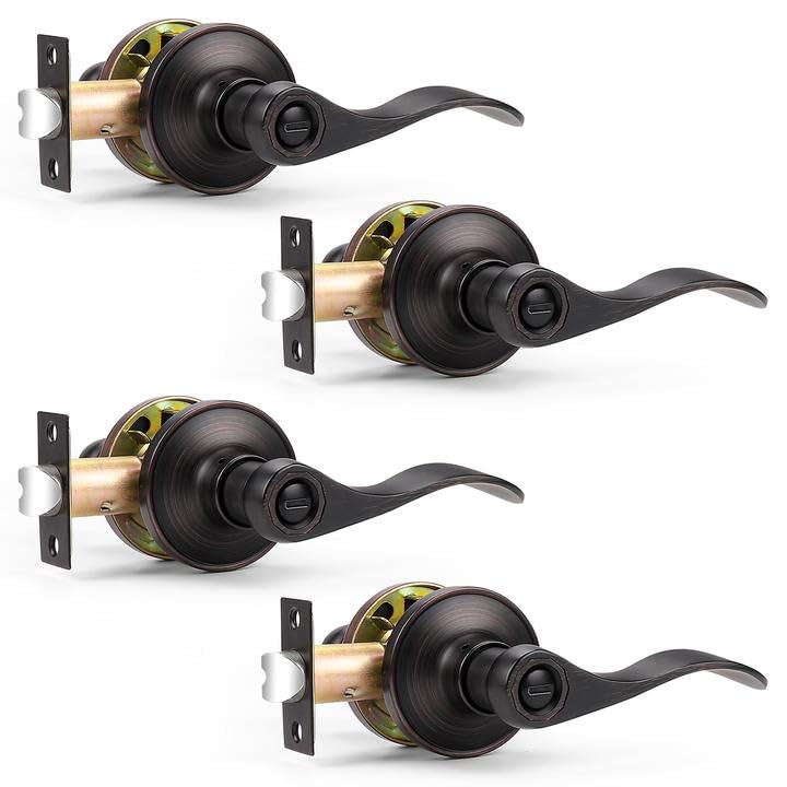 Probrico Wave Privacy Door Lever