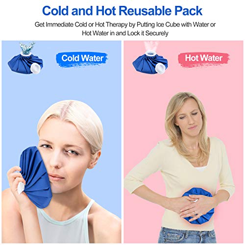 DoeDoe Ice Pack for Injuries, Hot & Cold Therapy, Reusable Ice Bags
