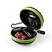 Headphone Case,Portable Protection Travel Carrying Cases (Green)