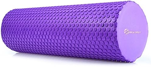 Yoga Foam Roller,Floating Point EVA Sports Fitness Rollers For Physical Therapy,Massage and Recovery,Great Back Roller for Muscle Therapy, Ideal for CrossFit, HIIT &amp; Pilates（30×10cm）
