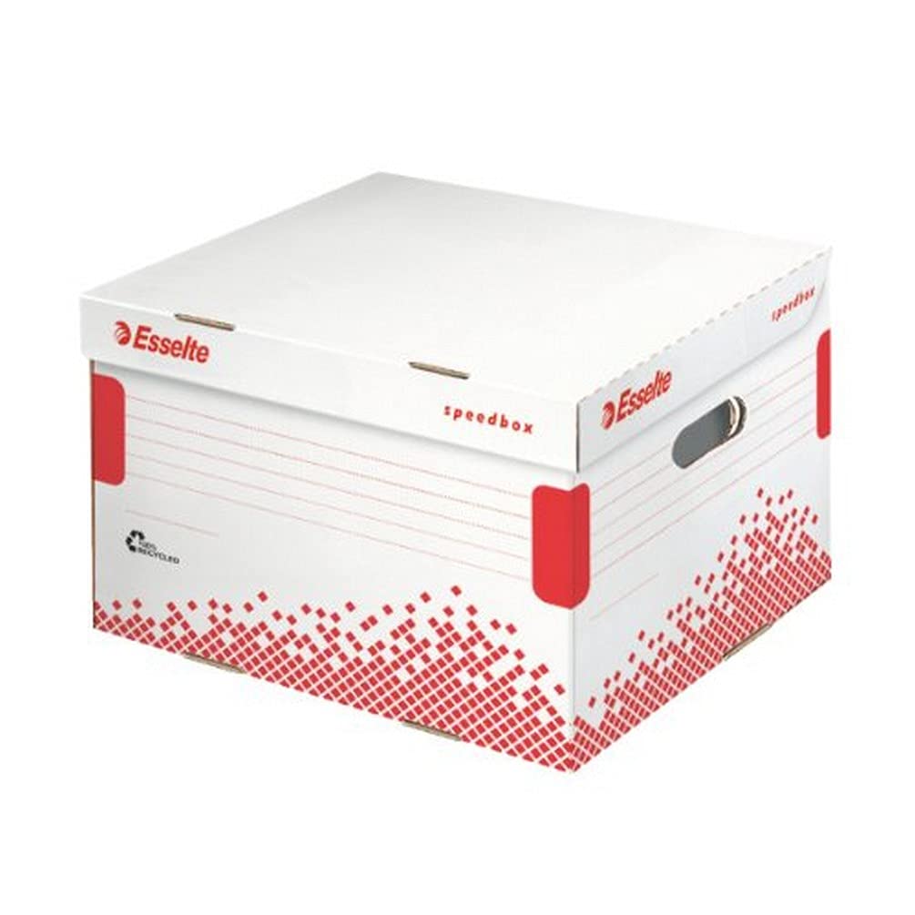 Esselte 1 x 100 mm Speedbox Storage and Transportation Box, White