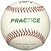 Macgregor 79PY Boys Practice Baseball, White, Youth (One Dozen)
