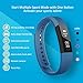 Fitness Tracker Watch, LINTELEK Smart Band Step Tracker Calorie Counter Sleep Monitor Touch Screen Activity Health Tracker Wearable Pedometer Smart Bracelet for iPhone Android Smartphone