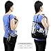 Zicac Woman Jelly Beach Bag PVC Transparent Tote Shoulder Bag Handbag Minimali (Black)