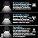 Solar Light, 10 LED Waterproof Outdoor Wireless Motion Sensor Lights with 3 Modes, 2-Pack