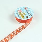 Ookamiwolf Pop Openwork Lace Tape DIY Lace Stickers Orange