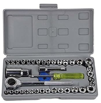 Generic Socket Tool Kit (Silver, 40 Pieces)