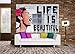 Poster – Banksy Life is Beautiful – Picture Decoration Graffiti Pop Art Urban Street Style Billie Holiday Artwork Stencil Image Photo Decor Wall Mural (55x39.4in - 140x100cm)