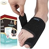 Adjustable Bunion Splint Corrector Night or Day Time for Bunion Relief, Bunion Corrector & Bunion Relief Protector for Big Toes Joint Hallux Valgus Corrector, 1 Pair Fits Left and Right Foot