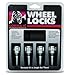 Gorilla Automotive 47125N 12mm x 1.25 Thread Size Cone Seat Lug Bolt Wheel Lock, (Set of 4)