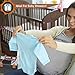 LittleCloud Baby Diaper Caddy Organizer Comfy Carry Nursery Bin – Unisex Portable Newborn Essentials Changing Table Cotton Canvas Nappy Holder Storage Bag Basket Travel Tote Boy Girl Baby Shower Gift