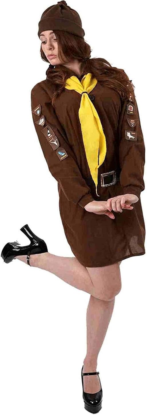 Orion Costumes Damen Brownie Pfadfinderuniform Maskenkostum Amazon De Spielzeug