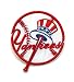 Yankee's Baseball Fully Embroidered Iron On Patch InspireMe Family Owned 3"