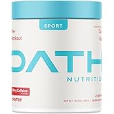 Oath Nutrition Sport Sugar Free Pre-Workout Powder, Coco Razz, Contains Creatine Monohydrate, Caffeine and Beta Alanine, Pre Workout Powder for Women and Men, 25 Servings