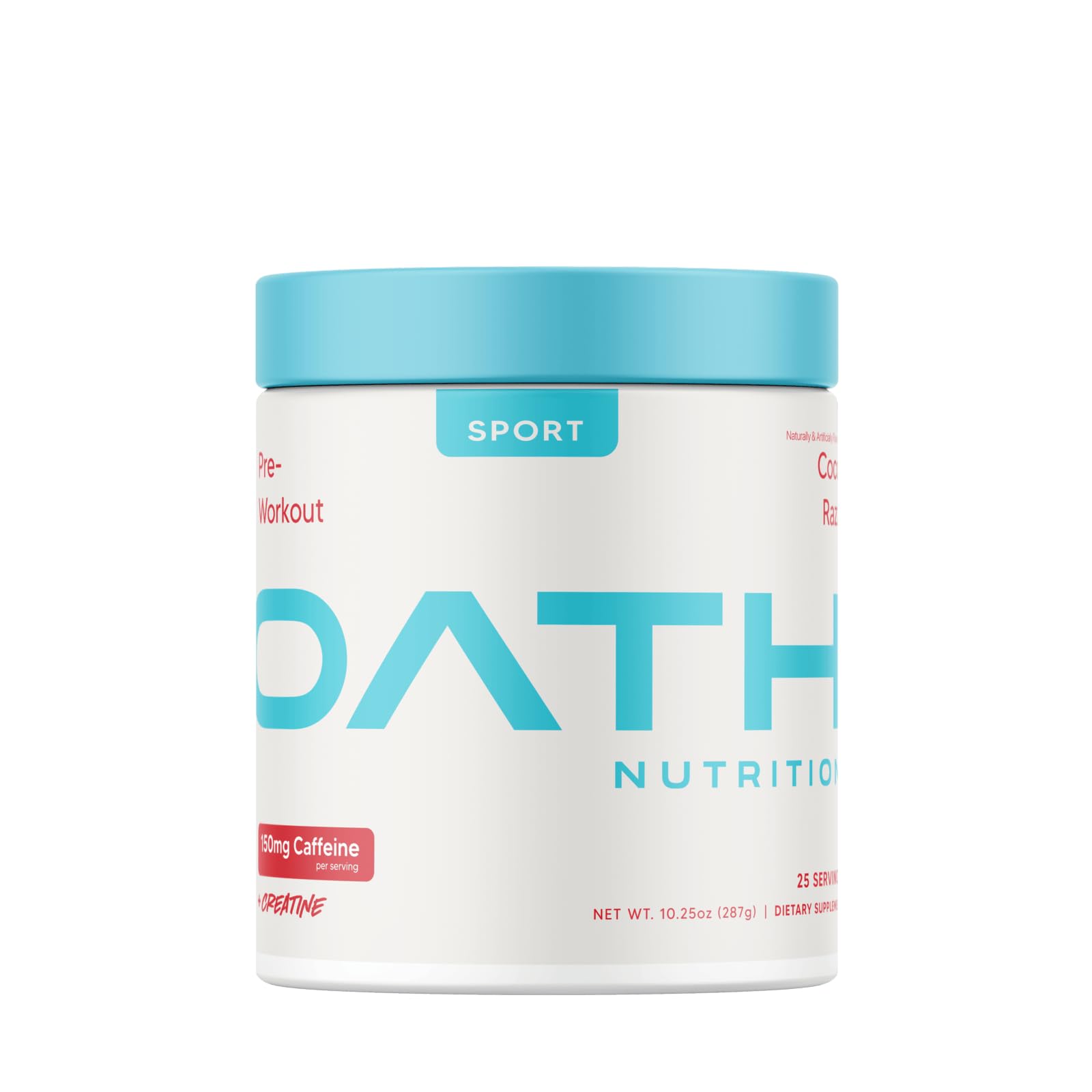 OATH NUTRITION – Sport Pre-Workout – Stim – 25 Servings – Coco Razz