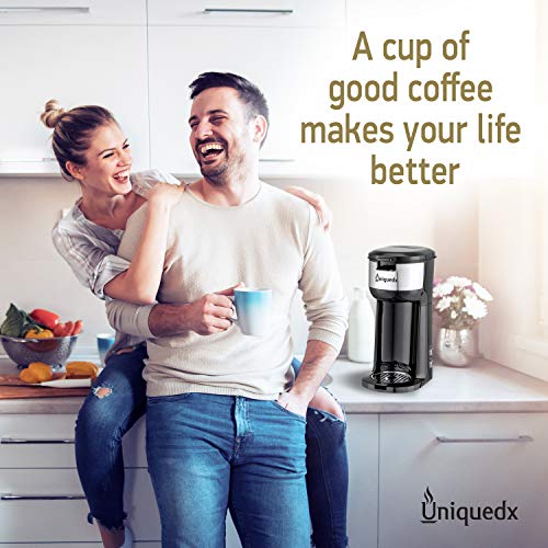Single Serve Coffee Maker, Dual for KCup Pod & Ground Coffee Brewer