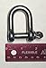 Stainless Steel 316 Forged D Shackle Marine Grade 3/8