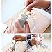 Kangkang@ Home Kitchen Plastic Rotary Handle Pressure Garlic Press Squeeze Twist Presser Crusher Grinder Kitchen Gadget White