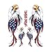 Pilot Automotive LT-90101-2 Lethal Threat Designs USA Eagle Left Right American Flag Flaring Body Decal