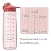 BONISON 36 OZ Wide Mouth Sports Water Bottle Flip Top Lid With Handle Leak Proof Bpa Free Spill-Proof Big Capacity Bottle For Travel Yoga Running Outdoor Cycling Hiking Or Camping