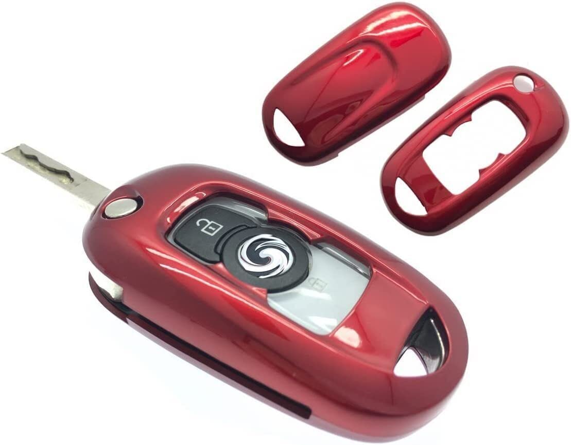 OPEL / VAUXHALL ABS HARD SHELL CASE KEY FOB PROTECTOR COVER COMPATIBLE MARK 7 ASTRA DESIGN ELITE TECH LINE ENERGY SRI 2016 2017 (RED)
