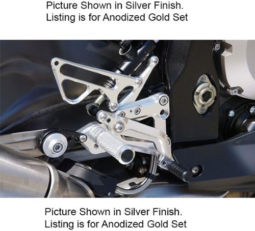 10-11 BMW S1000RR: Sato Racing Forward Up Rearset (GOLD)