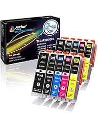 Arthur Imaging Compatible Canon Ink cartridges 280 and 281 Replacement PGI-280XXL CLI-281XXL PGI 280 XXL CLI 281 XXL PIXMA TR7520 TR8520 TS6120 TS6220 TS8220 TS9120 TS9520 TS9521C Printer (10 Pack)