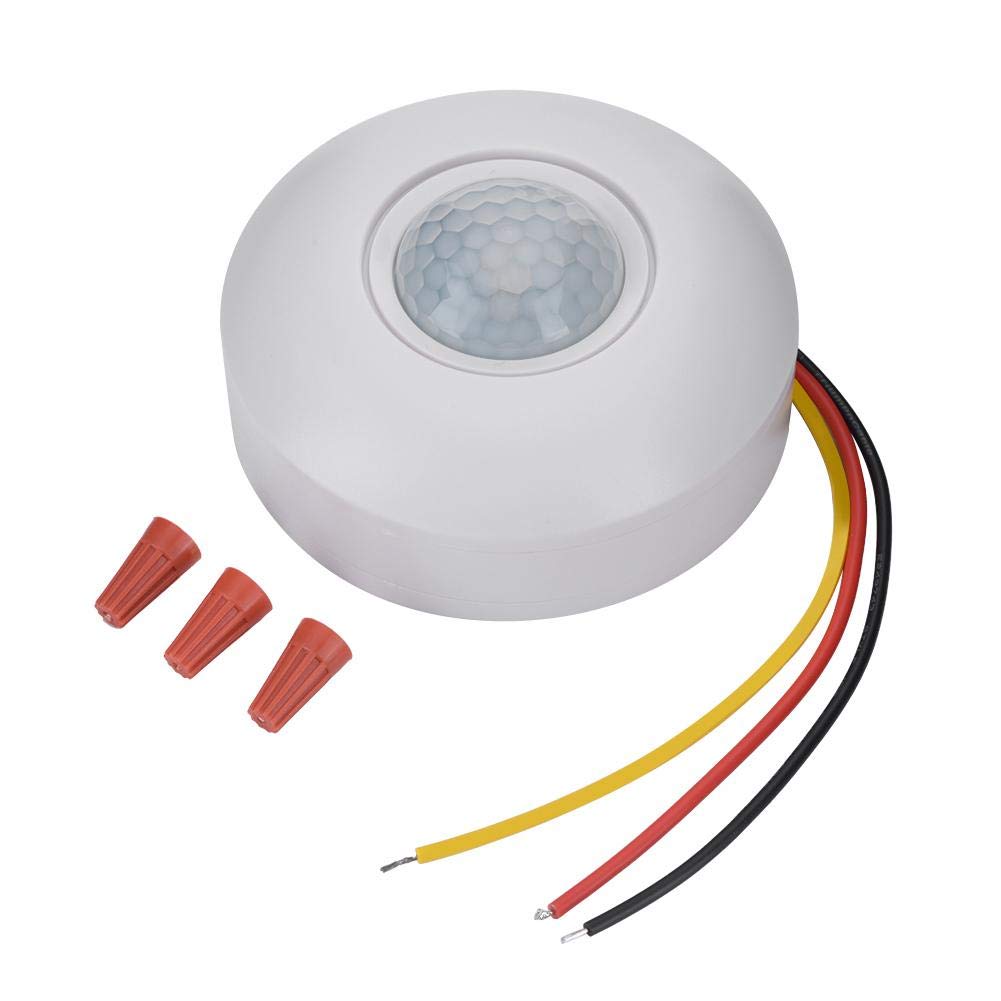 Socobeta 360° Motion Sensor Photosensitive Control PIR Motion Detector with Time Delay for LED Ceiling Light