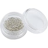 BEADIA 925 Sterling Silver Jump Rings 0.4x3mm 200pcs for Jewelry Making Findings