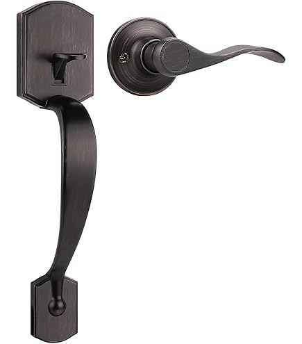 CRAFTSMAN ロンスプ金土日限定お値下げ 19500→18500 Copper Creek FZ2610XML-TB Craftsman Front Entrance Handleset in