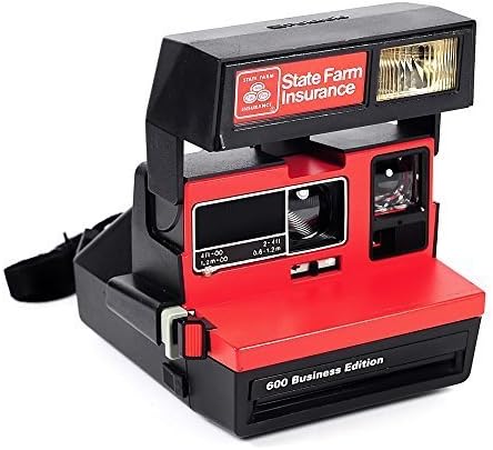 Polaroid RED Business 600 "State Farm" Edition Instant Camera with Strap